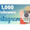 1000 Followers on your Instagram profile or company page