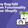 Fix any bug / Add custom functionality on your shopify store