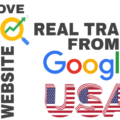 6000 organic SEO targeted Google web traffic to your website