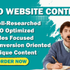 I Will Be Your Professional SEO Website Content Writer