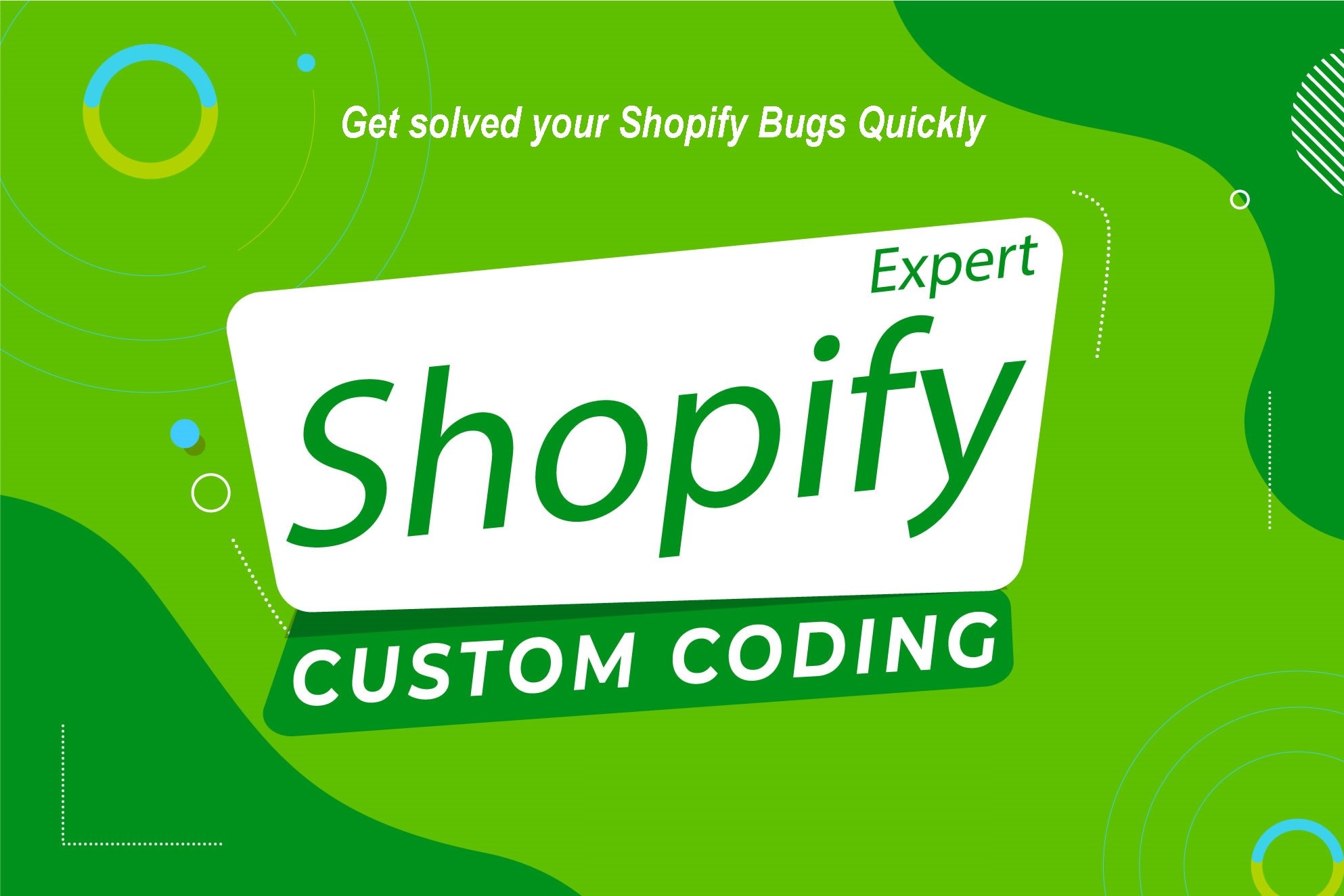 Fix any shopify website bug and custom coding